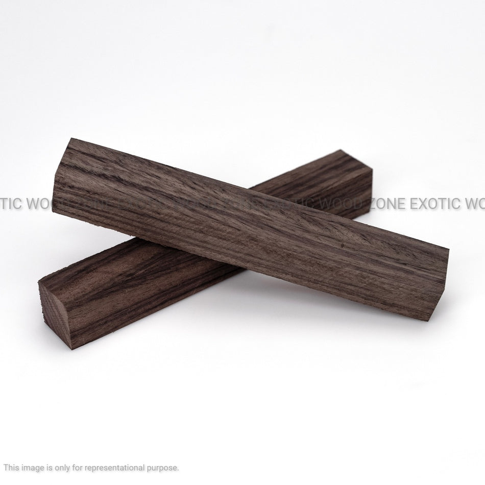 Pack of 12, East Indian Rosewood Pen Blanks 3/4"x 3/4"x 6" Exotic Wood Zone 