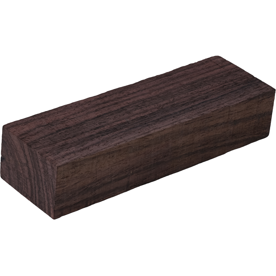 East Indian Rosewood Knife Scale Blank- 6 x 1-1/2 x 1 Inch- Handle Material for Knives, Tools, and Grips