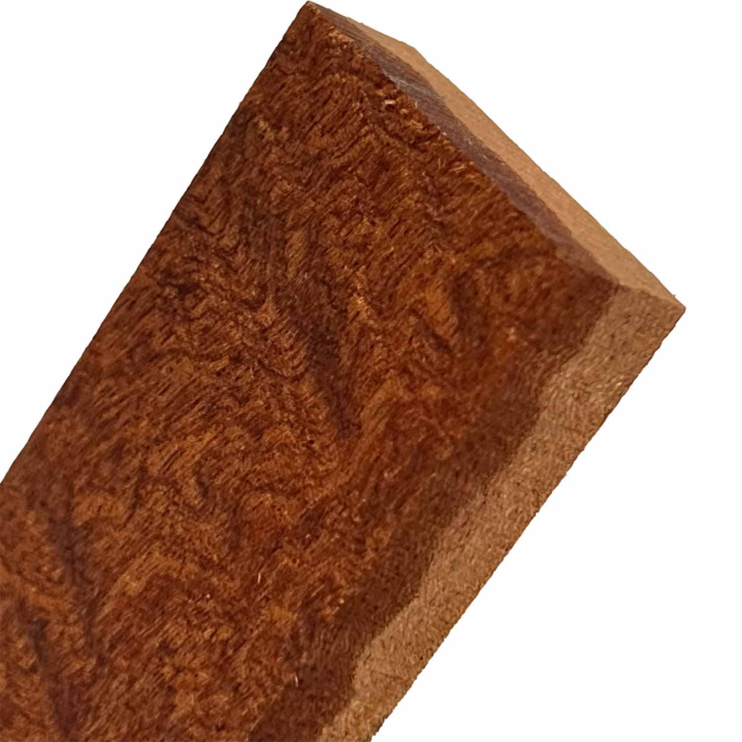 Pack of 10, Quilted Curly Sapele Wood Knife Blanks/Knife Scales 7&quot; x 1-1/2&quot; x 1/2&quot; - Exotic Wood Zone - Buy online Across USA 