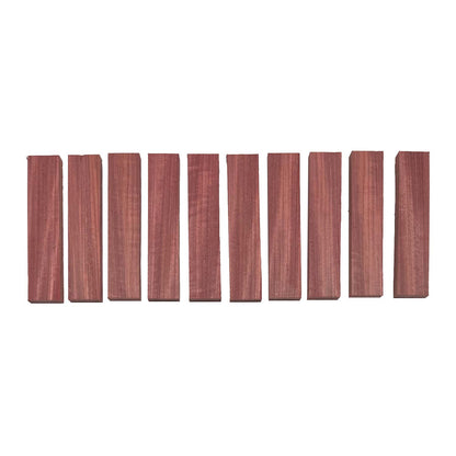 Pack of 10, Purpleheart Wood Knife Blanks/Knife Scales 7&quot; x 1-1/2&quot; x 1/2&quot; - Exotic Wood Zone - Buy online Across USA 