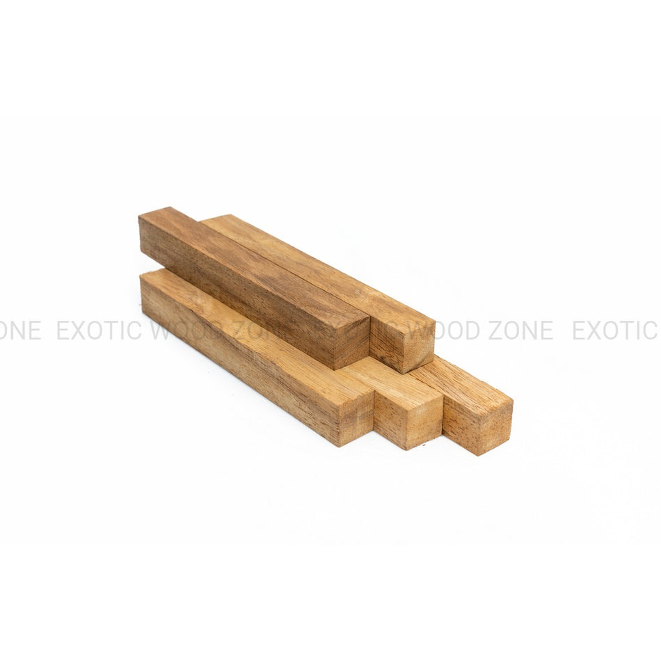 Curly Flame Hawaiian Koa Wood Pen Blanks 3/4" x 3/4" x 5" - Exotic Wood Zone - Buy online Across USA 