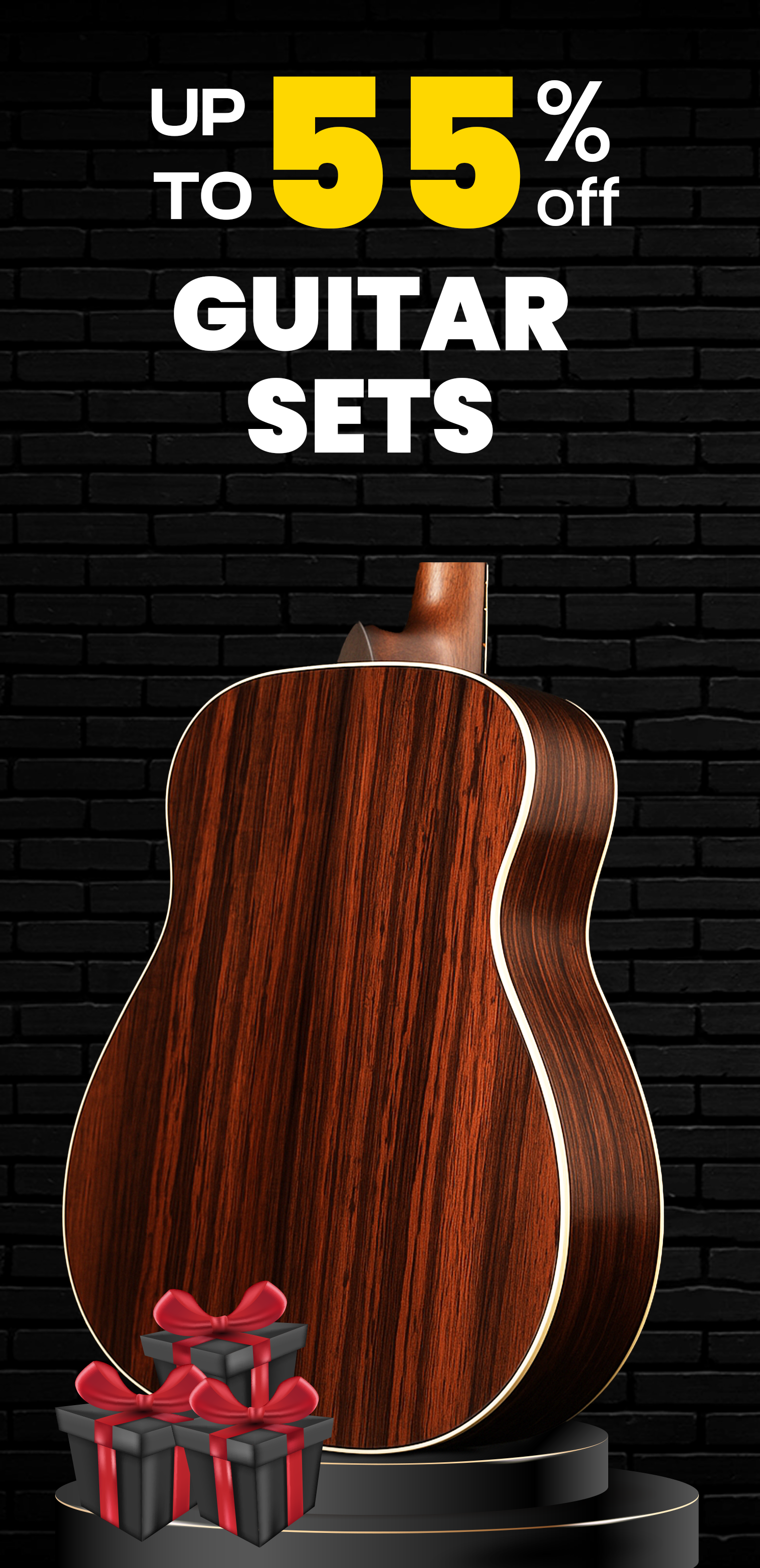 acoustic guitar back & side sets