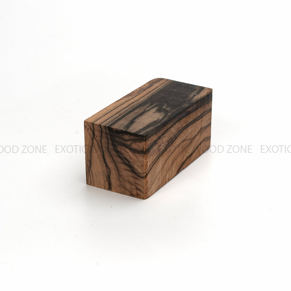 Macassar Ebony Bottle Stopper Blank