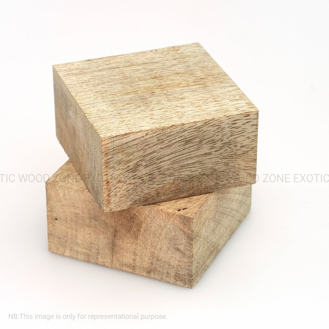 Pack of 5, Mango Wood Bowl Blanks 4&quot; x 4&quot; x 2&quot; - Exotic Wood Zone - Buy online Across USA 