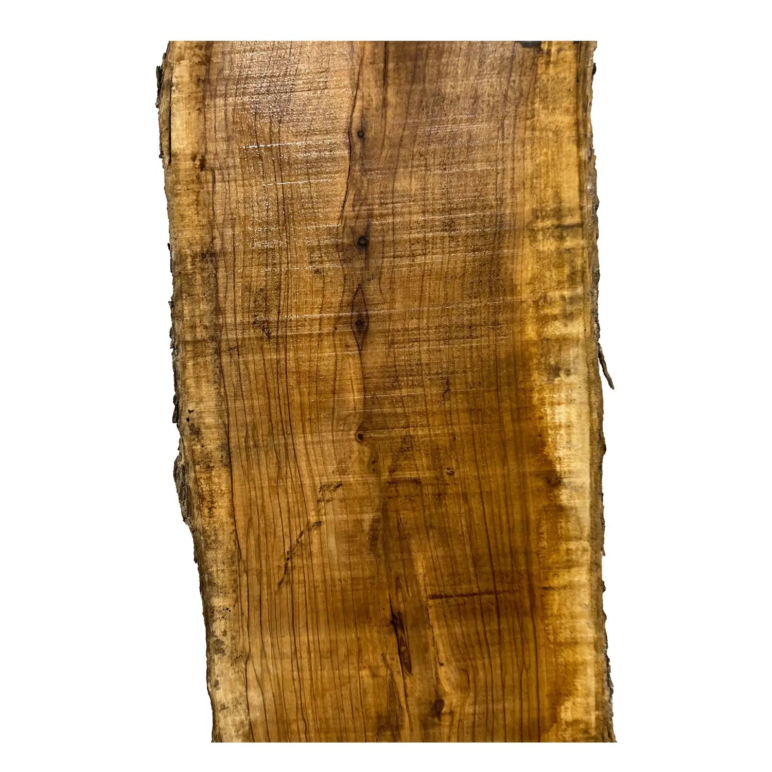 Beautiful Olivewood Live Edge Slab - 68-3/4" x 9-1/4" x 1", #143 - Exotic Wood Zone - Buy online Across USA 