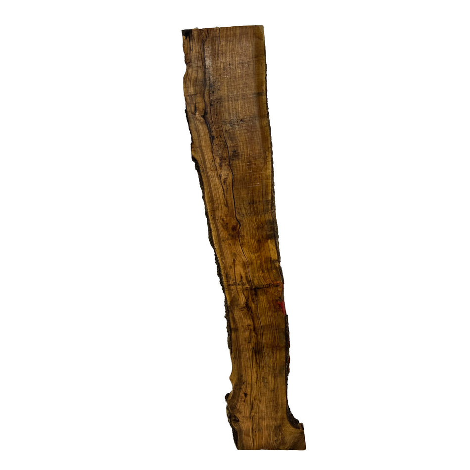 Beautiful Olivewood Live Edge Slab - 76-1/2" x 12" x 1", #164 - Exotic Wood Zone - Buy online Across USA 