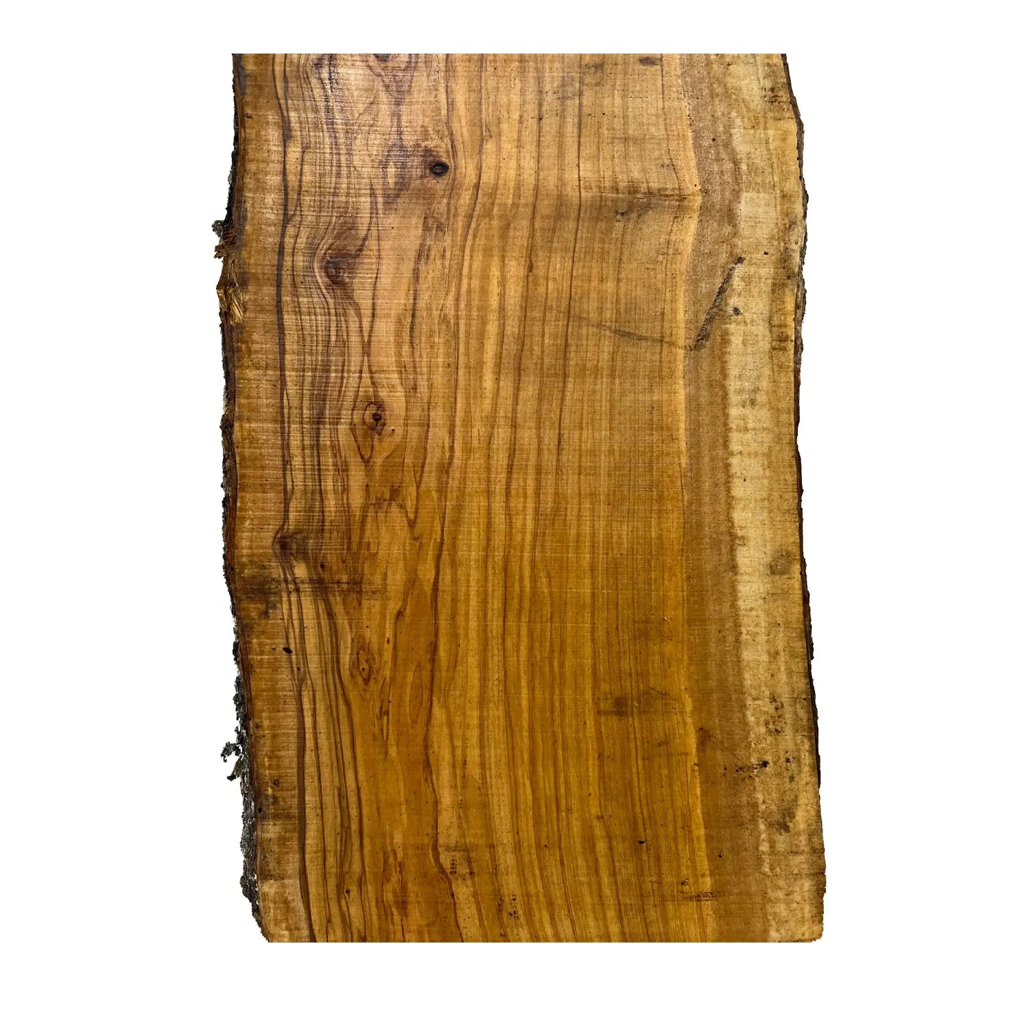 Beautiful Olivewood Live Edge Slab - 74" x 11" x 1", #101 - Exotic Wood Zone - Buy online Across USA 