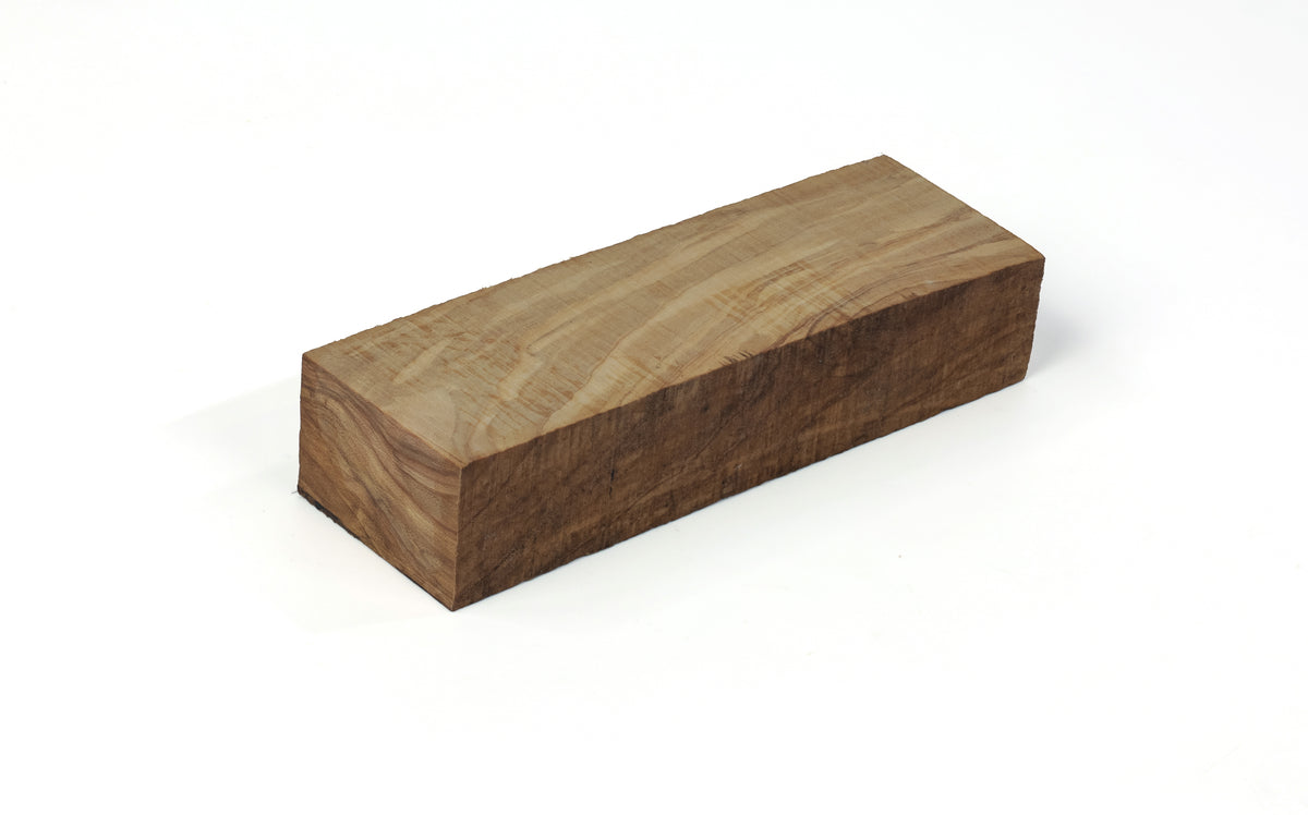 Olivewood Knife Scale Blank 5 x 1-1/2 x 1 Inch- Handle Material for Knives, Tools, and Grips - Exotic Wood Zone