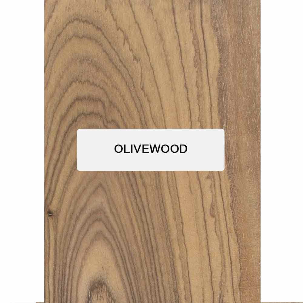 Olivewood Wood Knife Blanks/Knife Scales Bookmatched 5&quot;x1-1/2&quot;x3/8&quot; - Exotic Wood Zone - Buy online Across USA 