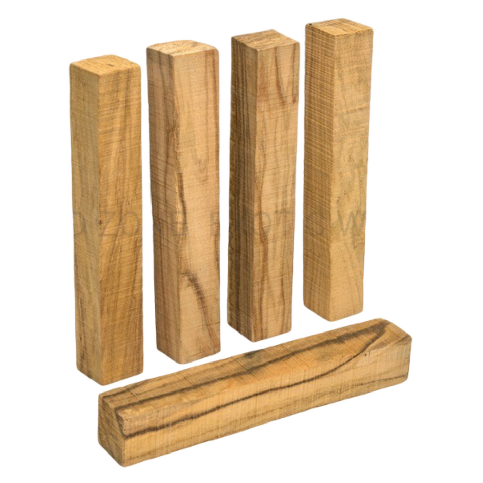 Espacios en blanco para bolígrafos de madera de olivo 3/4" x 3/4" x 5"