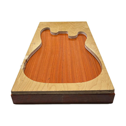 Padauk Semi Explorer Guitar Body Blanks-  24&quot; x 18&quot; x 2&quot;