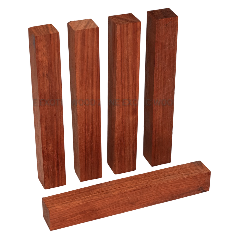 Padauk Wood Pen Blanks 3/4" x 3/4" x 6"