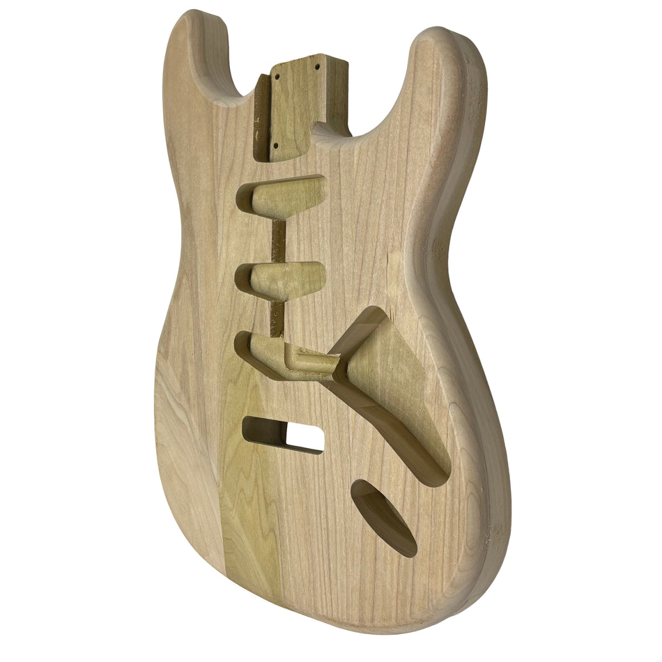 ST-Style Yellow Poplar Unfinished Fender Guitar Body #901