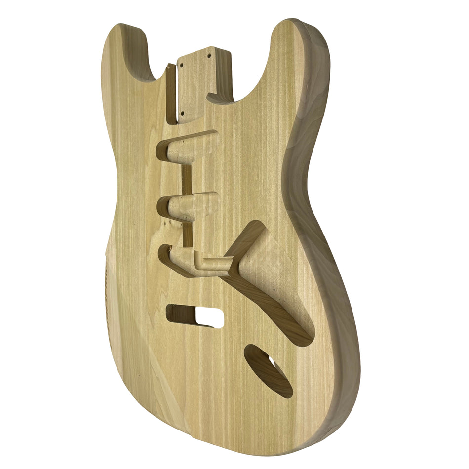 ST-Style Yellow Poplar Unfinished Fender Guitar Body #902