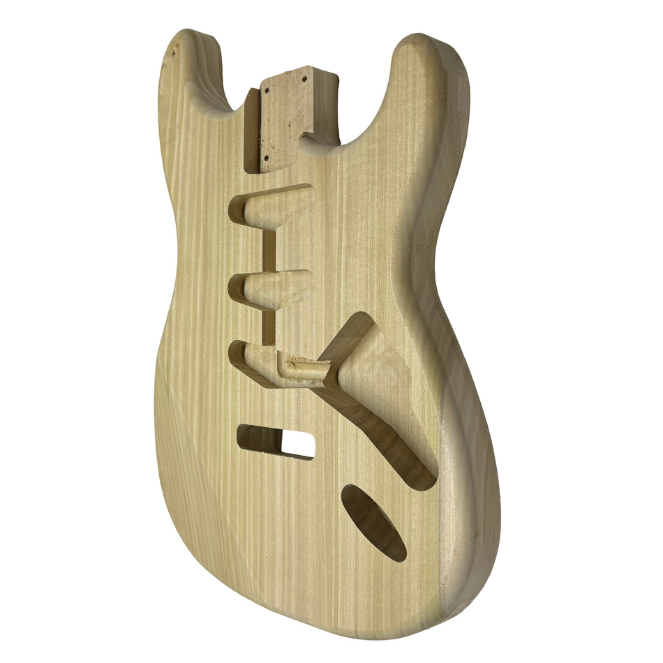 ST-Style Yellow Poplar Unfinished Fender Guitar Body #904