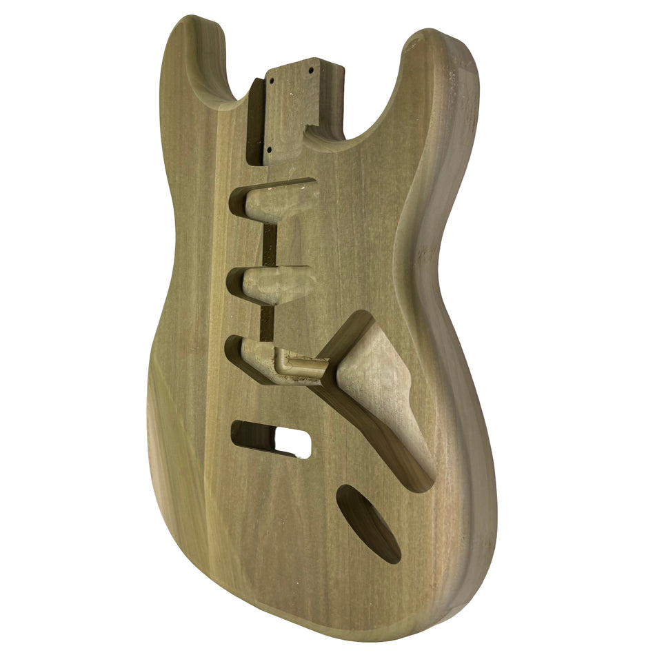 ST-Style Yellow Poplar Unfinished Fender Guitar Body #906