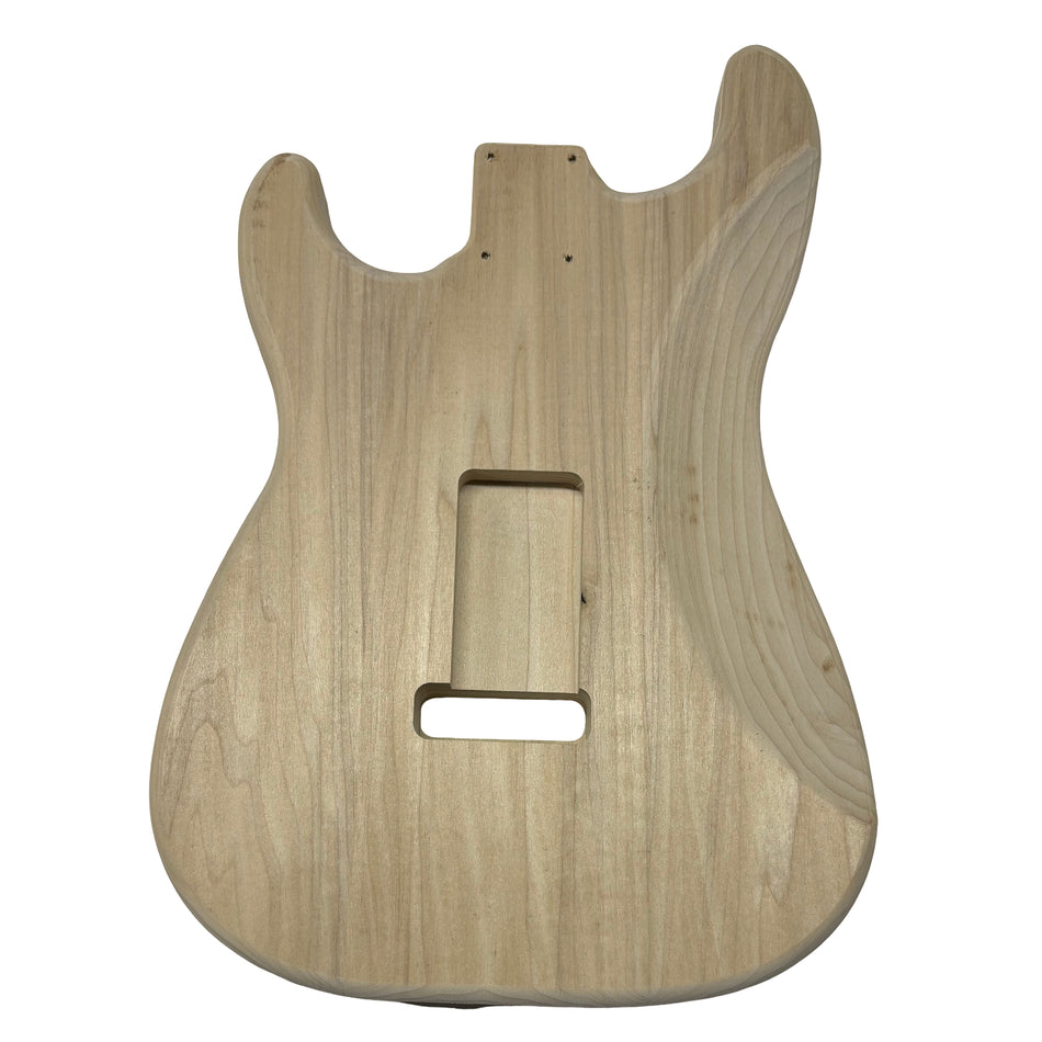 ST-Style Yellow Poplar Unfinished Fender Guitar Body #907