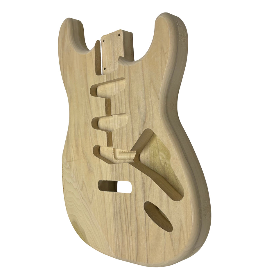 ST-Style Yellow Poplar Unfinished Fender Guitar Body #955