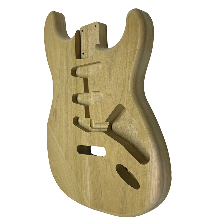 ST-Style Yellow Poplar Unfinished Fender Guitar Body #956