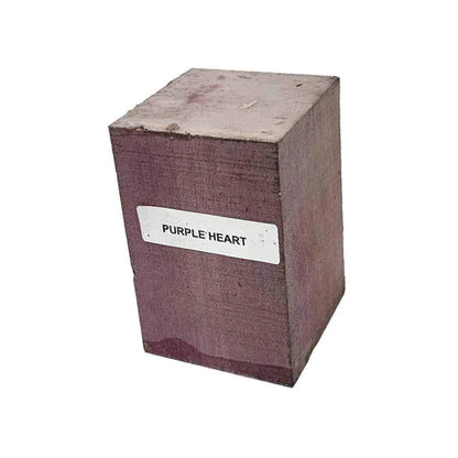 Purpleheart Pack of 6, Bottle Stopper Blanks  2” x 2” x 3” - Exotic Wood Zone - Buy online Across USA 