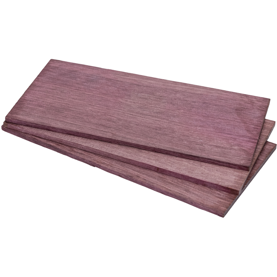 Purpleheart Guitar Headplate Wood Blank