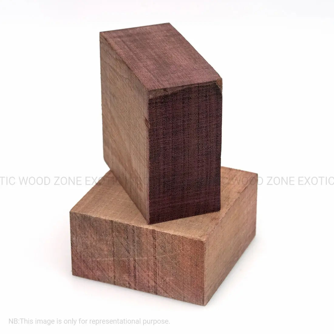 Pack Of 1, Purpleheart Wood Bowl Blanks 6” x 6” x 3” - Exotic Wood Zone - Buy online Across USA 