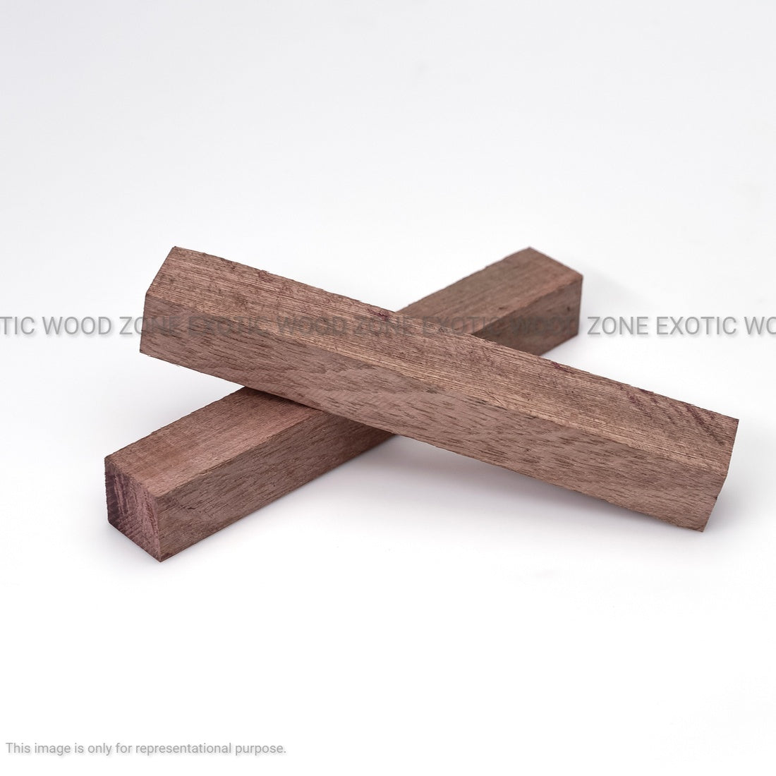 Pack of 10, Purpleheart Wood Pen Blanks 3/4" x 3/4" x 5" - Exotic Wood Zone - Buy online Across USA 