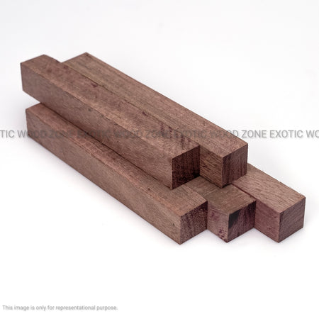 Pack of 10, Purpleheart Wood Pen Blanks 3/4" x 3/4" x 5" - Exotic Wood Zone - Buy online Across USA 