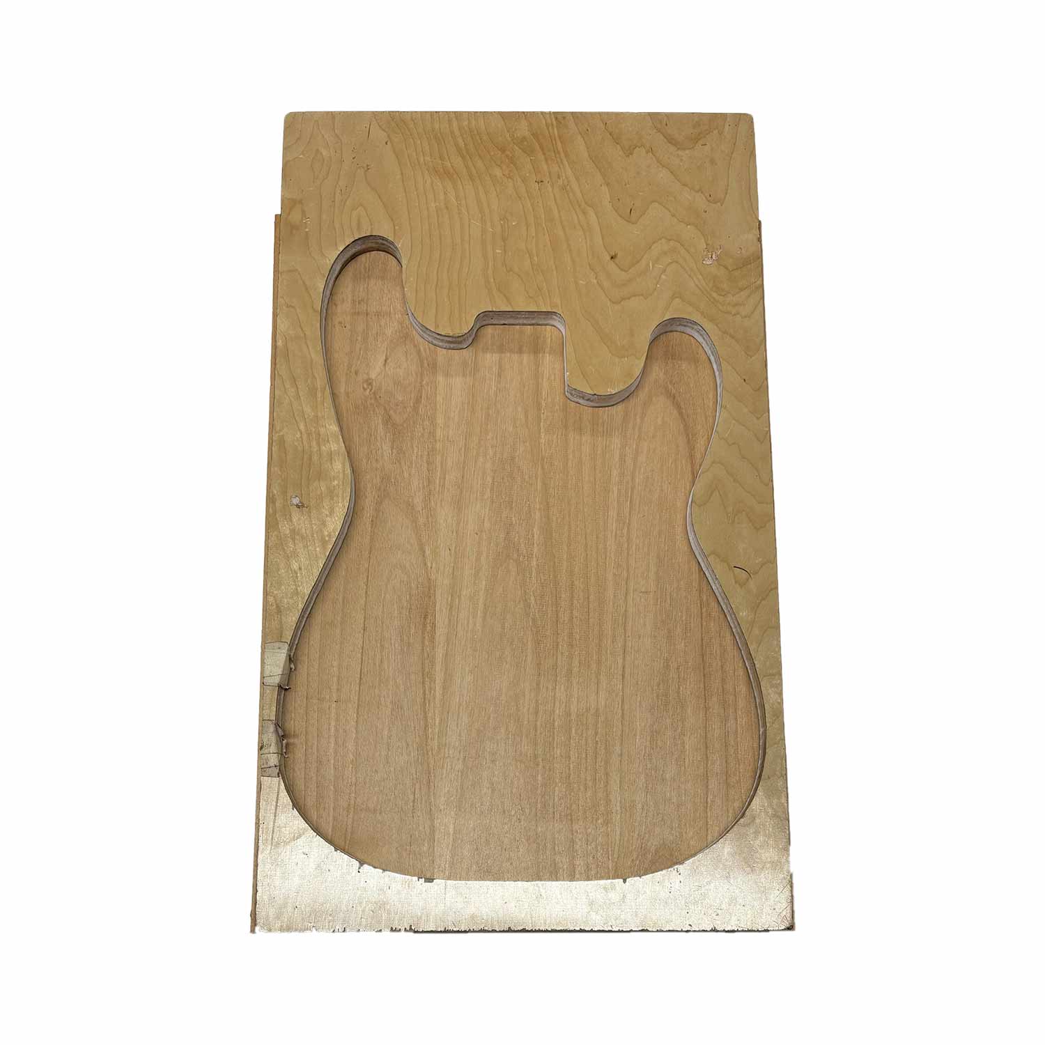 Espacios en blanco para cuerpo de guitarra de aliso - 21&quot; x 14&quot; x 1,95&quot; 