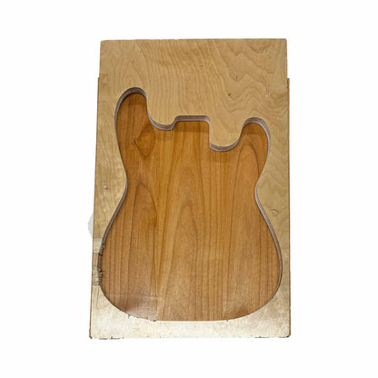 Espacios en blanco para cuerpo de guitarra de aliso - 21&quot; x 15&quot; x 1,95&quot; 