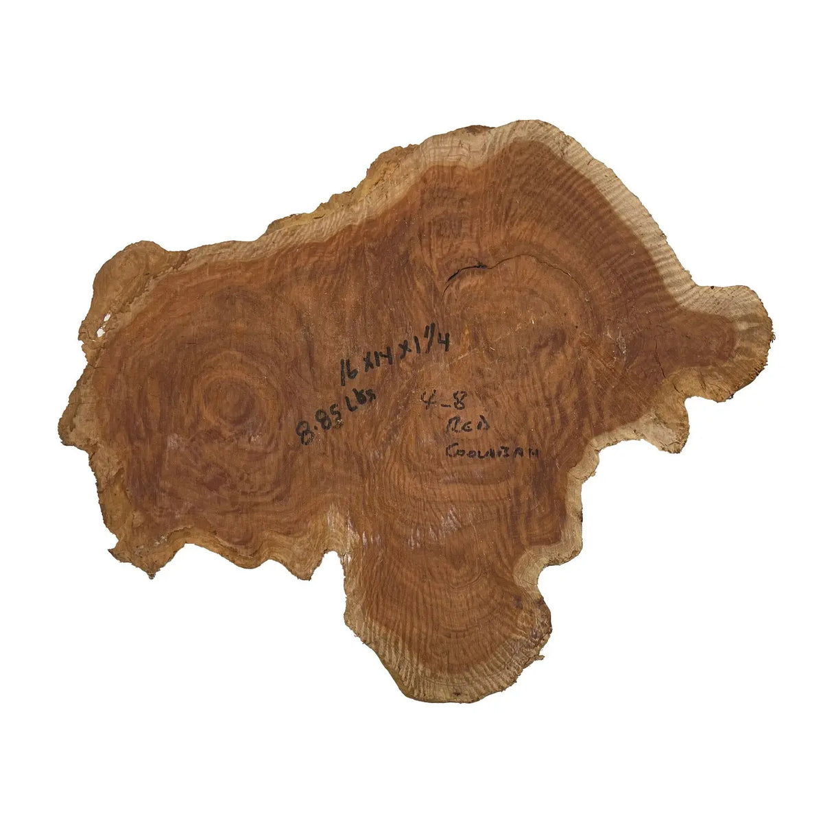 Red Coolibah Burl Cookies | 16" x 11" x 1-1/4" | 8.85 lbs | #119 - Exotic Wood Zone - Buy online Across USA 