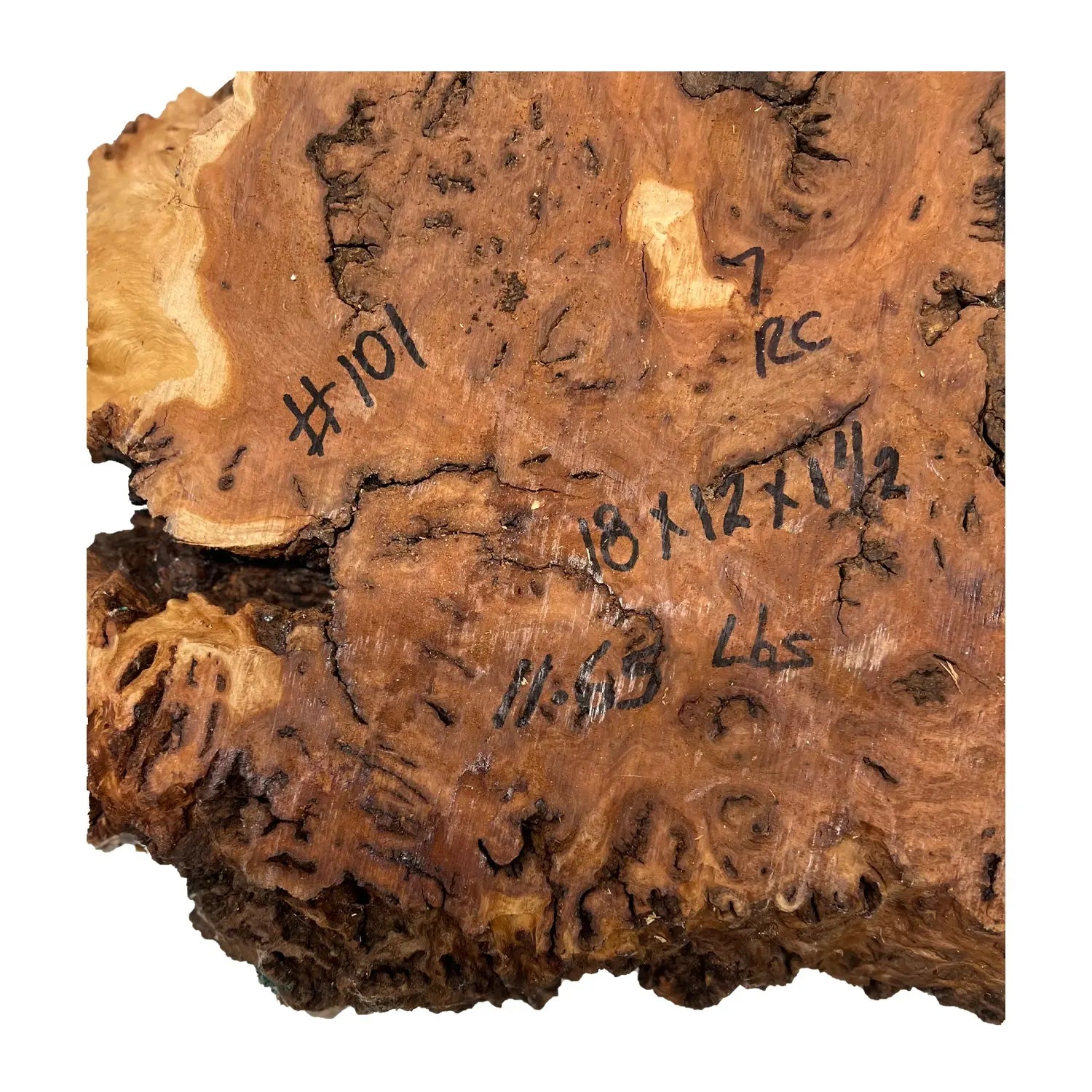 Red Coolibah Burl Cookies | 18" x 12" x 1-1/2" | 11.65 lbs | #101 - Exotic Wood Zone - Buy online Across USA 