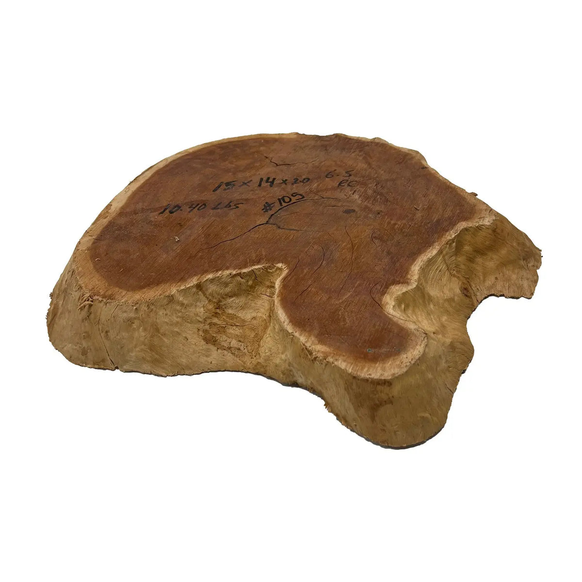 Red Coolibah Burl Cookies | 15" x 14" x 2" | 10.4 lbs | #105 - Exotic Wood Zone - Buy online Across USA 