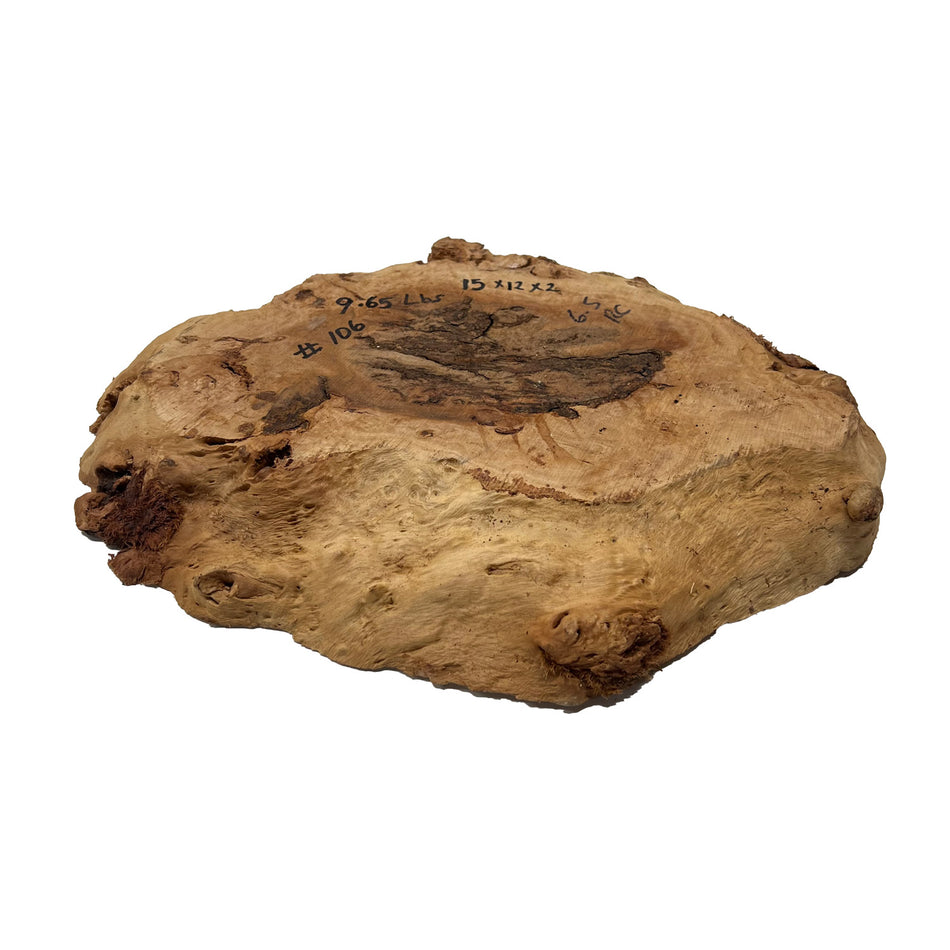 Red Coolibah Burl Cookies | 15" x 12" x 2" | 9.65 lbs | #106 - Exotic Wood Zone - Buy online Across USA 