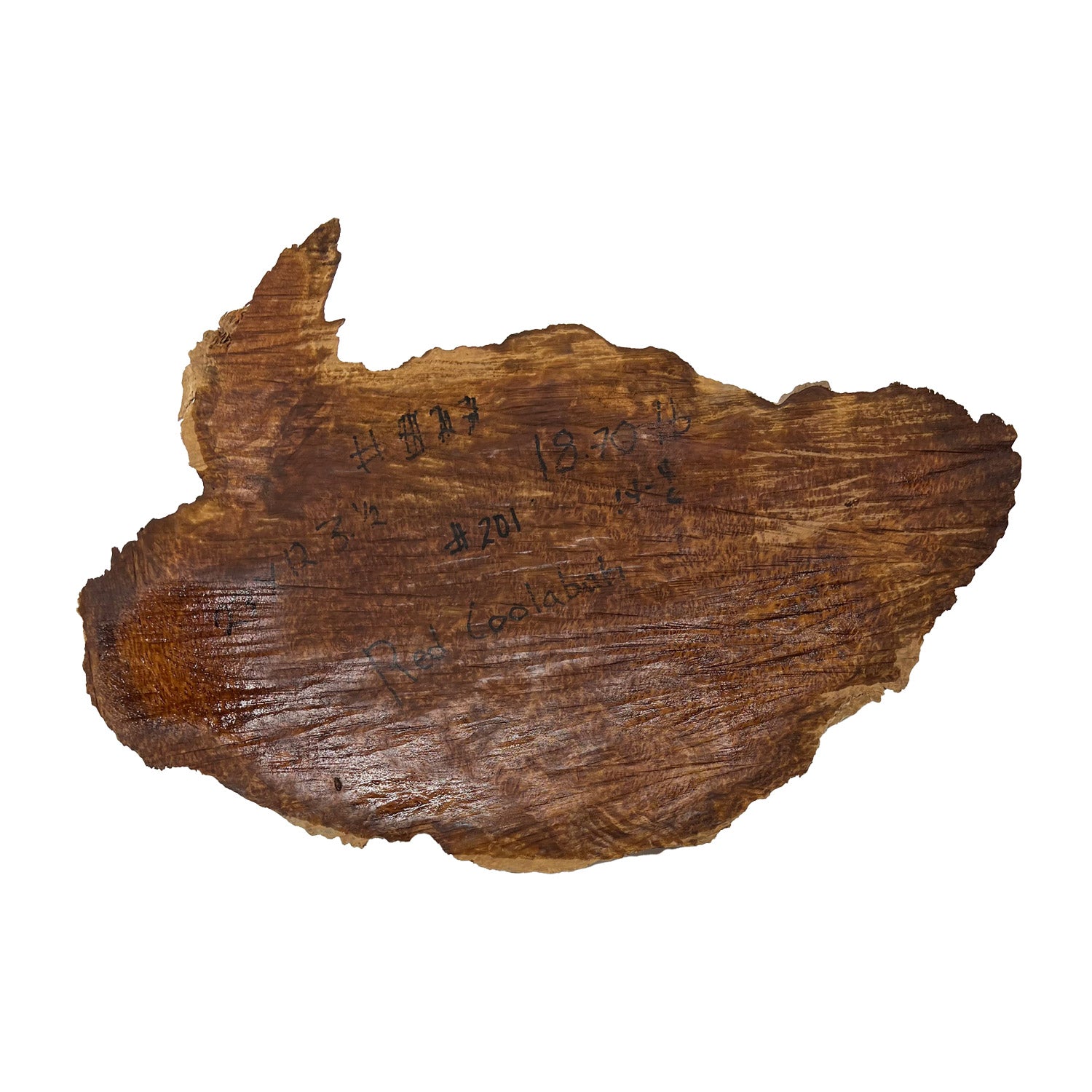 Red Coolibah Burl  | 23" x 12" x 3-1/2" | 18.7 lbs | #201 - Exotic Wood Zone - Buy online Across USA 