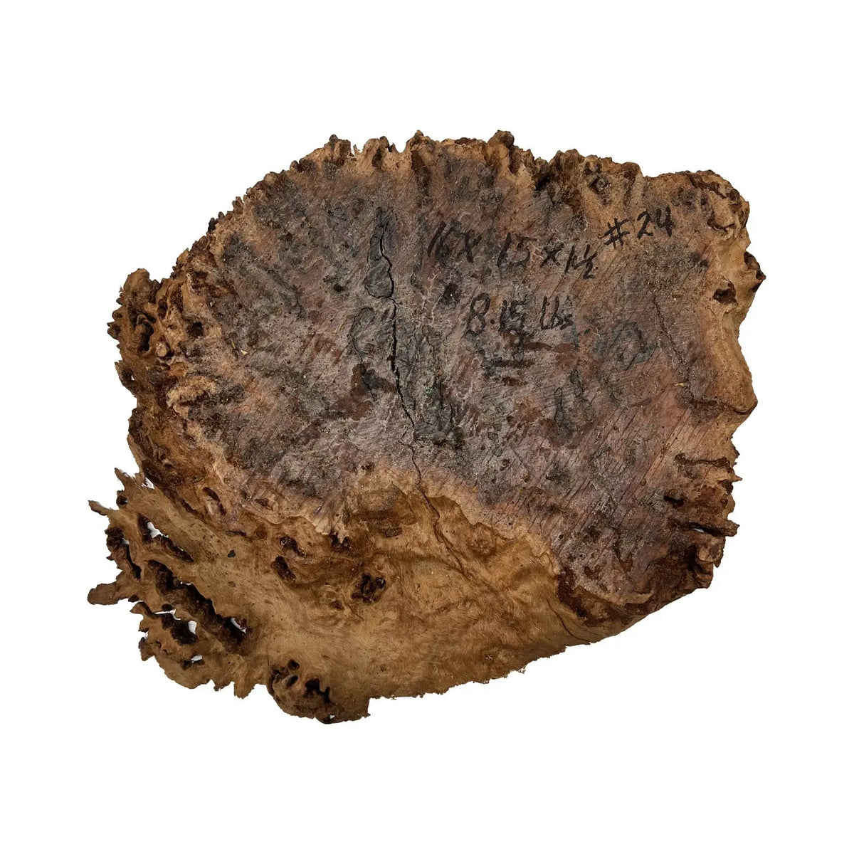 Red Gum Burl Cookies/Slabs 11" x 15" x 1-1/2" | 8.15 lbs | #24 - Exotic Wood Zone - Buy online Across USA 