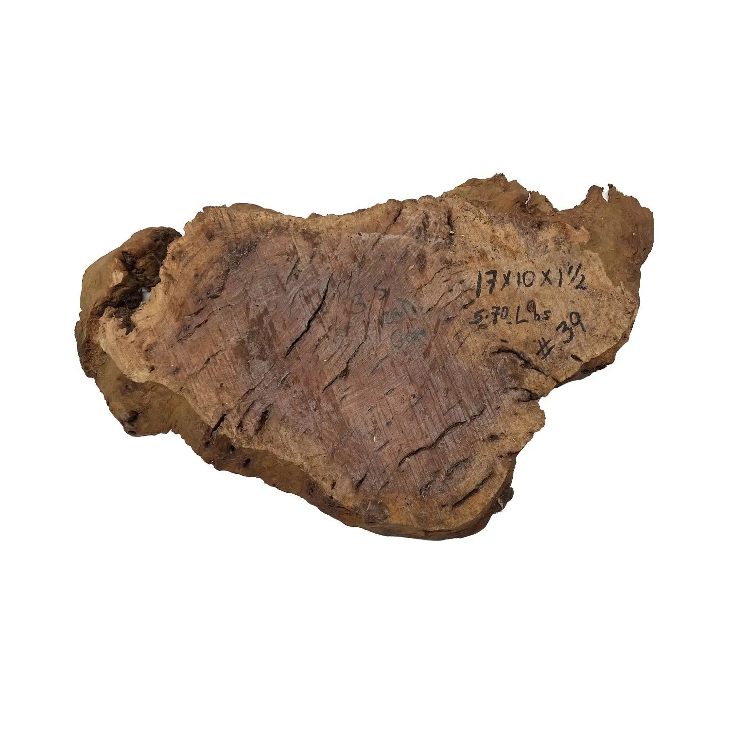 Red Gum Burl Cookies/Slabs , 17" x 10" x 1-1/2" 5.7 lbs | #39 - Exotic Wood Zone - Buy online Across USA 