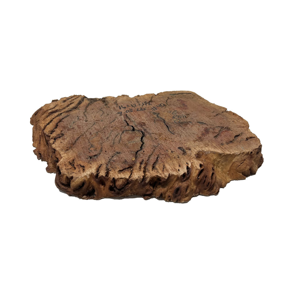 Red Gum Burl Cookies/Slabs , 16" x 12" x 1-1/2" 9.05 lbs | #40 - Exotic Wood Zone - Buy online Across USA 