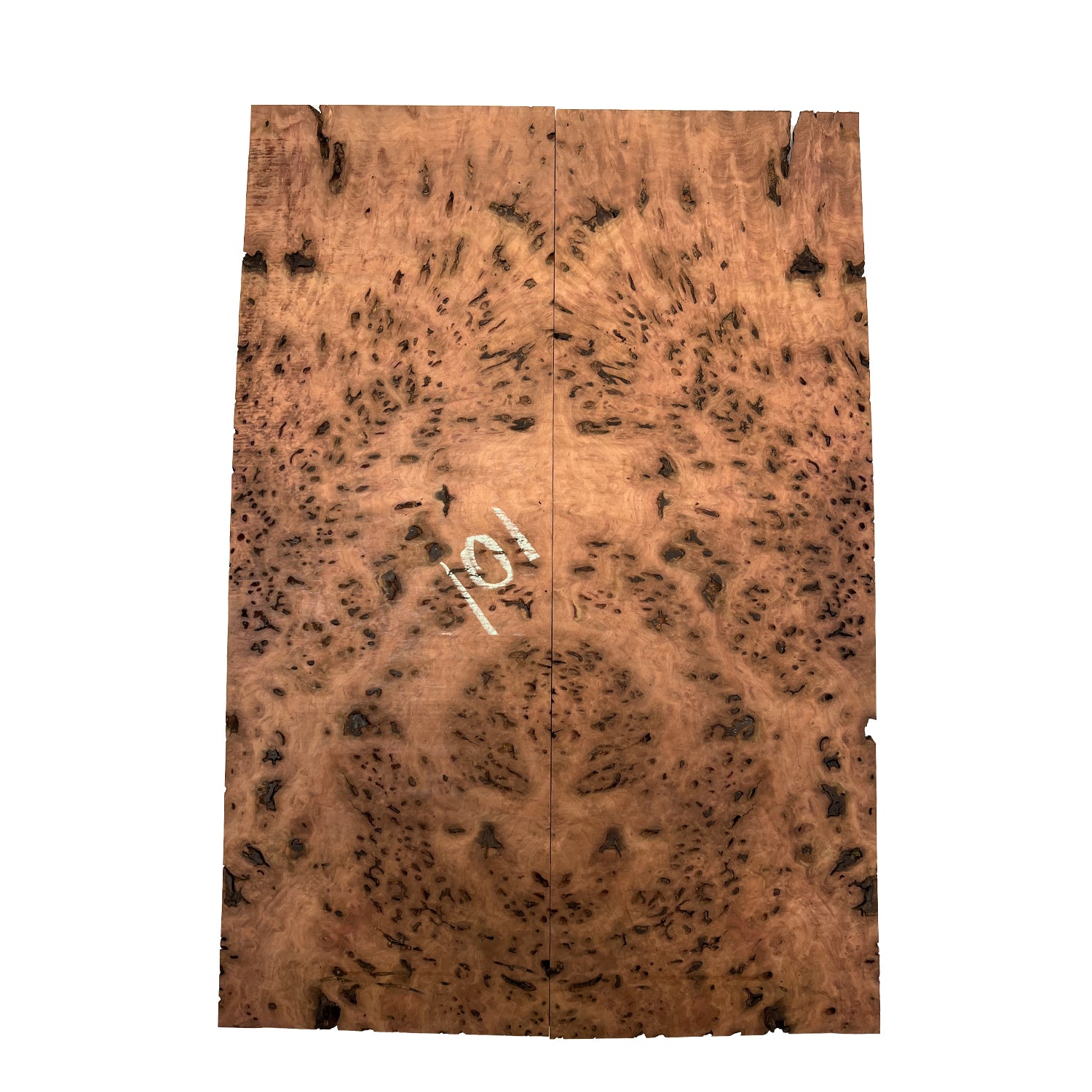 Red Gum Burl Acoustic/ Electric Guitar Wood Drop Top Set | 21" x 14" x 3/8"  #101 - Exotic Wood Zone - Buy online Across USA 