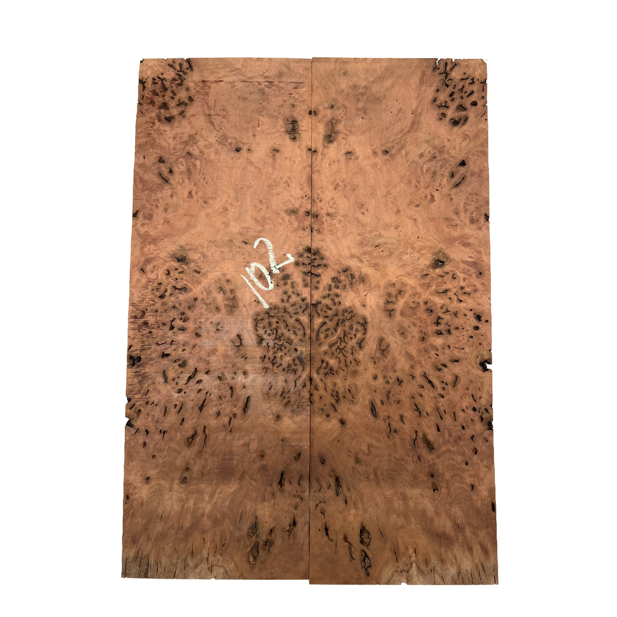 Red Gum Burl Acoustic/ Electric Guitar Wood Drop Top Set | 21" x 14" x 3/8"  #102 - Exotic Wood Zone - Buy online Across USA 