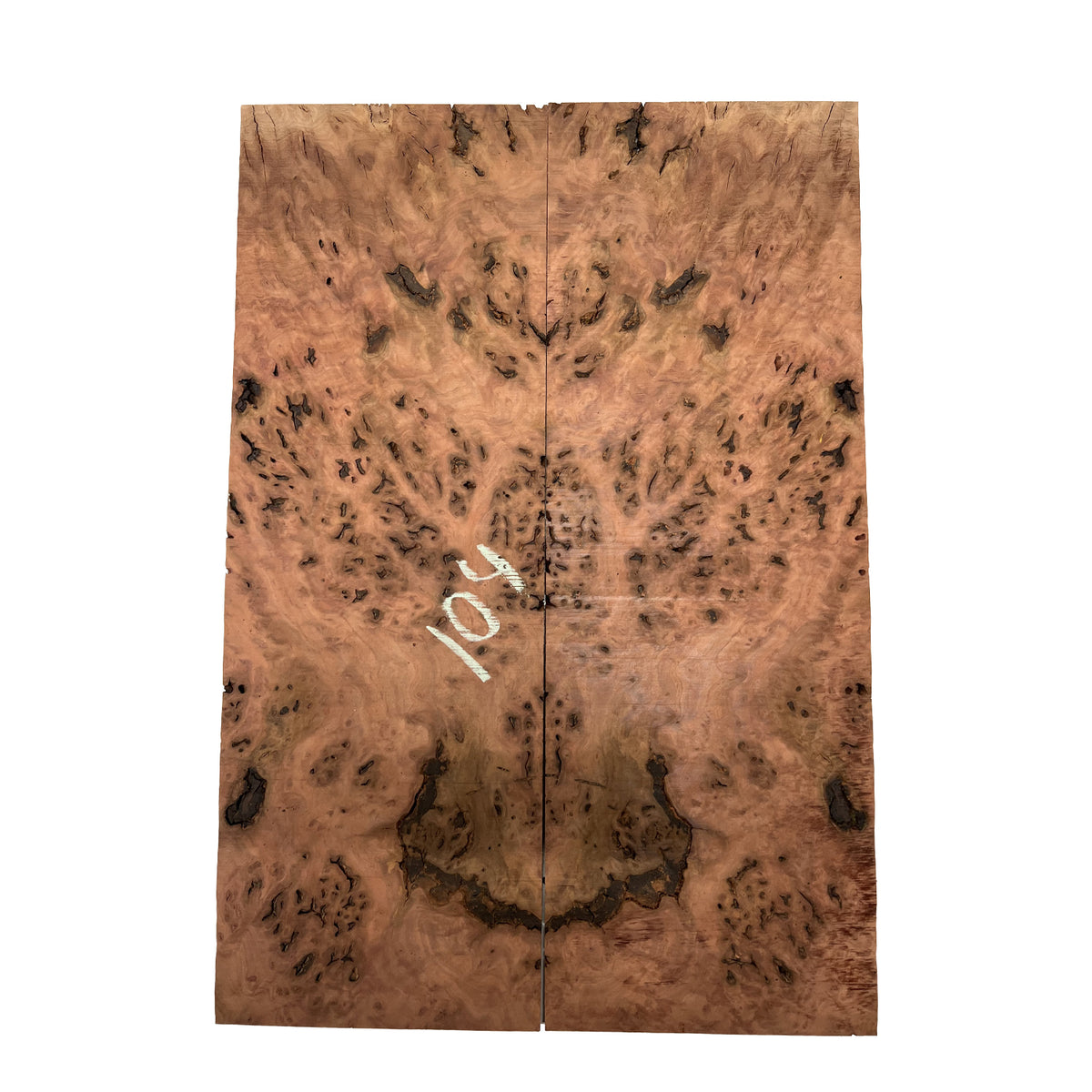 Red Gum Burl Acoustic/ Electric Guitar Wood Drop Top Set | 21" x 14" x 3/8"  #104 - Exotic Wood Zone - Buy online Across USA 