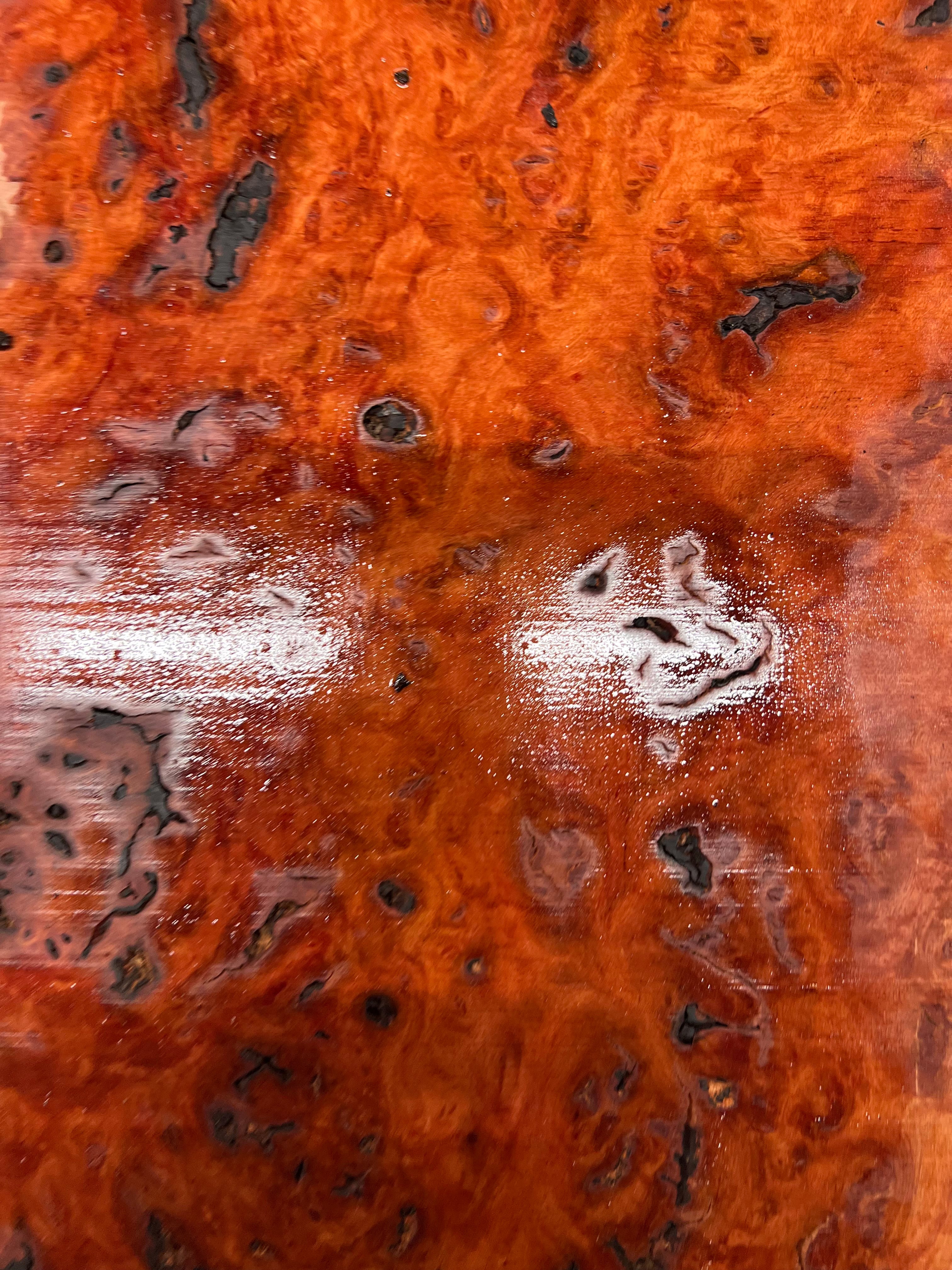 Red Gum Burl Acoustic/ Electric Guitar Wood Drop Top Set | 21" x 14" x 3/8"  #106 - Exotic Wood Zone - Buy online Across USA 