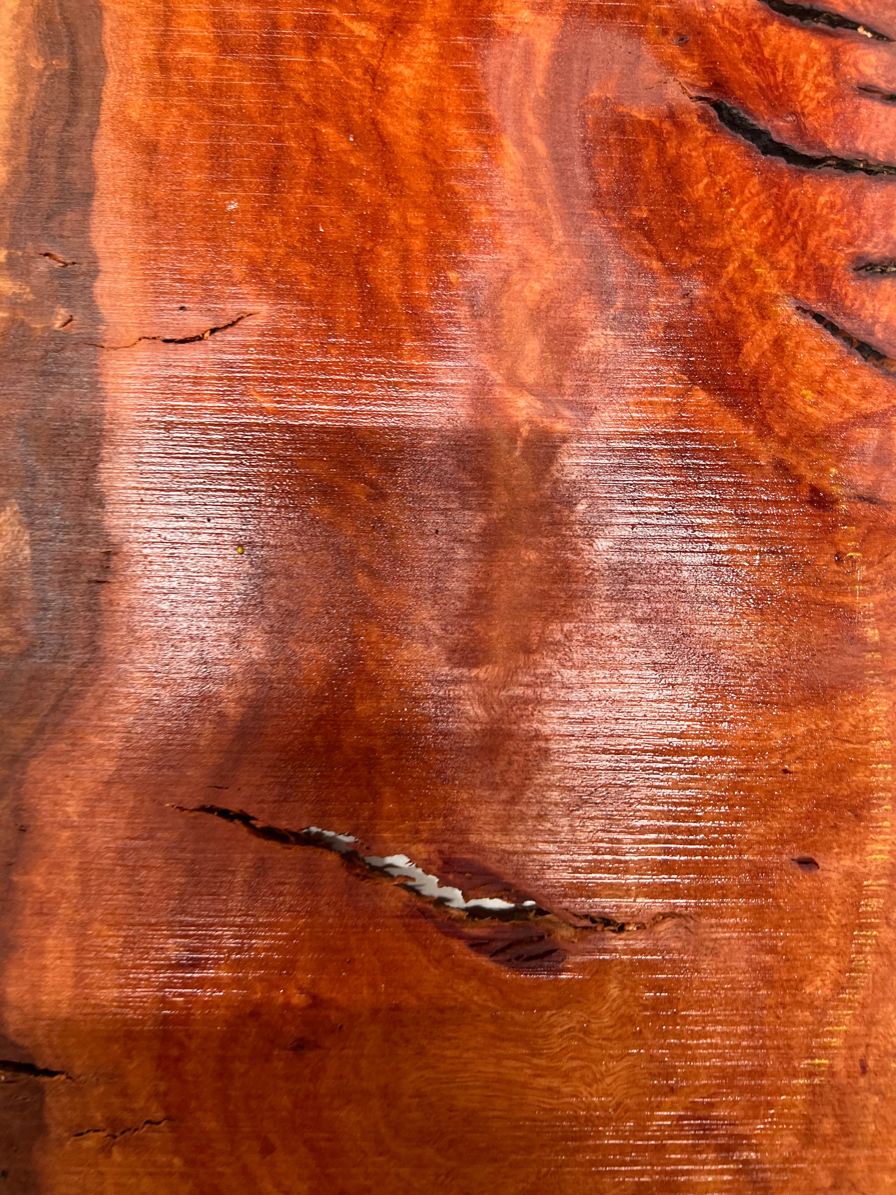 Red Gum Burl Acoustic/ Electric Guitar Wood Drop Top Set | 21" x 14" x 3/8"  #124 - Exotic Wood Zone - Buy online Across USA 