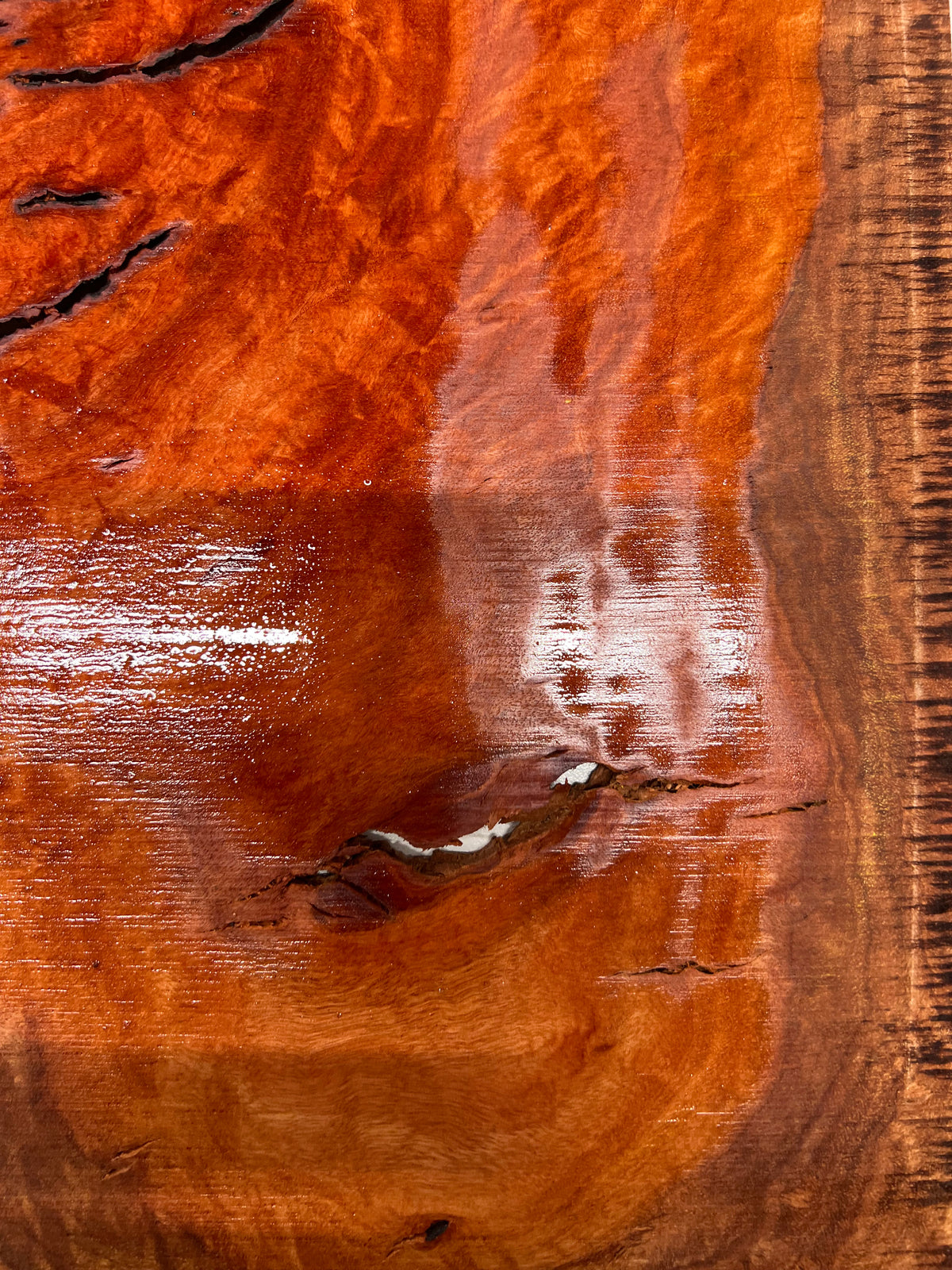 Red Gum Burl Acoustic/ Electric Guitar Wood Drop Top Set | 21" x 14" x 3/8"  #125 - Exotic Wood Zone - Buy online Across USA 