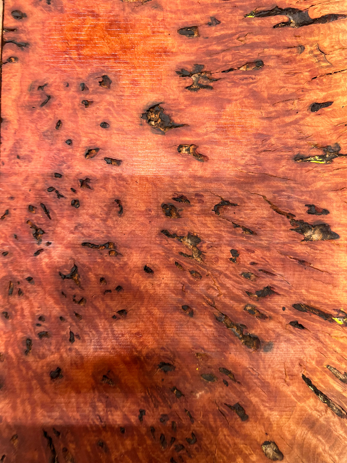 Red Gum Burl Acoustic/ Electric Guitar Wood Drop Top Set | 21" x 14" x 3/8"  #129 - Exotic Wood Zone - Buy online Across USA 