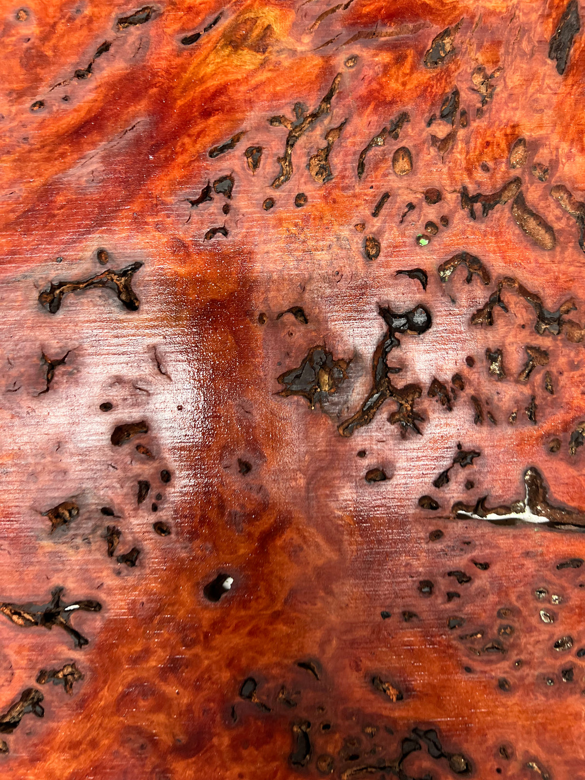 Red Gum Burl Acoustic/ Electric Guitar Wood Drop Top Set | 21" x 14" x 3/8"  #66 - Exotic Wood Zone - Buy online Across USA 