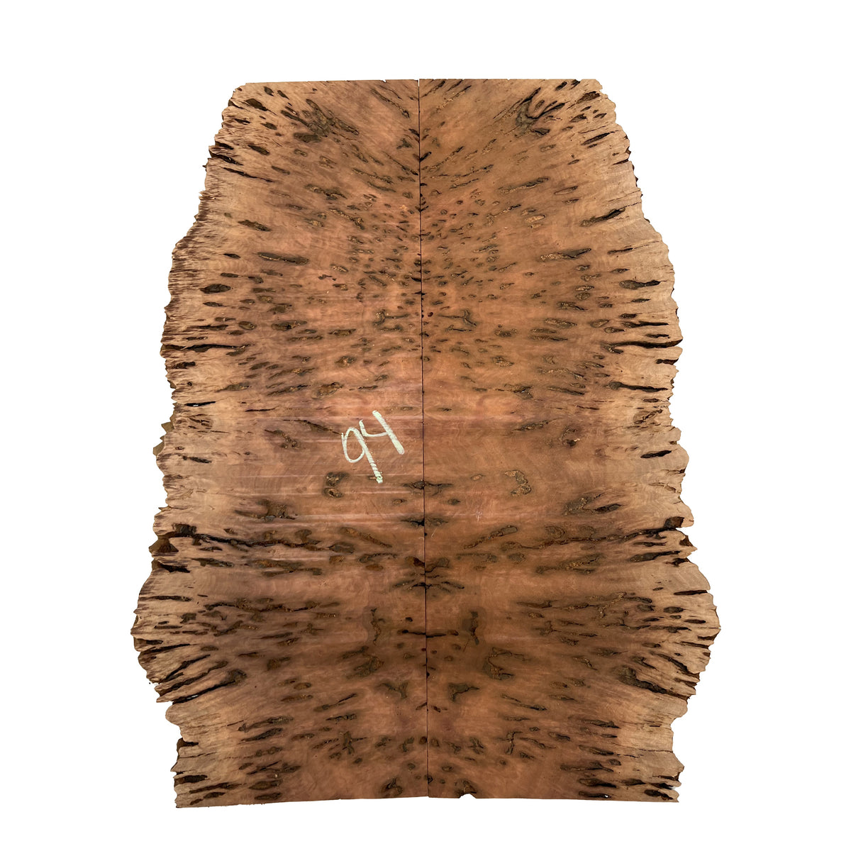 Red Gum Burl Acoustic/ Electric Guitar Wood Drop Top Set | 21" x 14" x 3/8"  #94 - Exotic Wood Zone - Buy online Across USA 