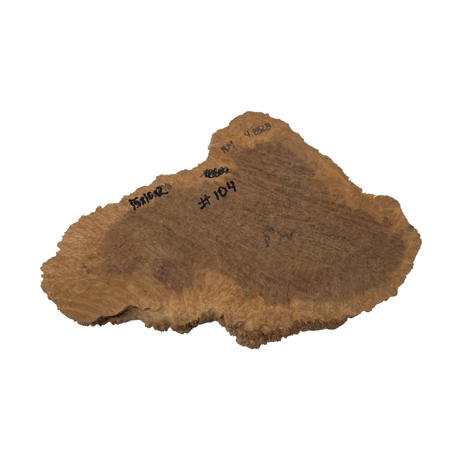 Red Mallee Burl | 15&quot; x 10&quot; x 2&quot; | 4.85 lbs - 