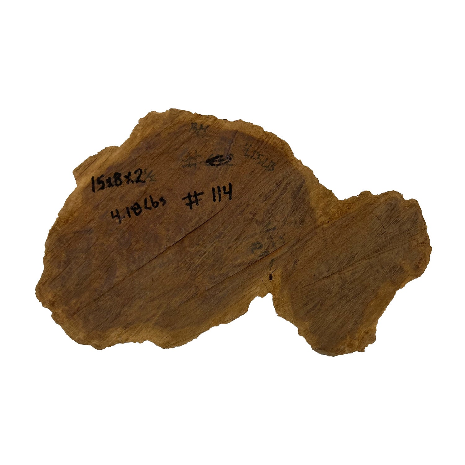 Red Mallee Burl | 15&quot; x 8&quot; x 2&quot; | 4.18 lbs - 