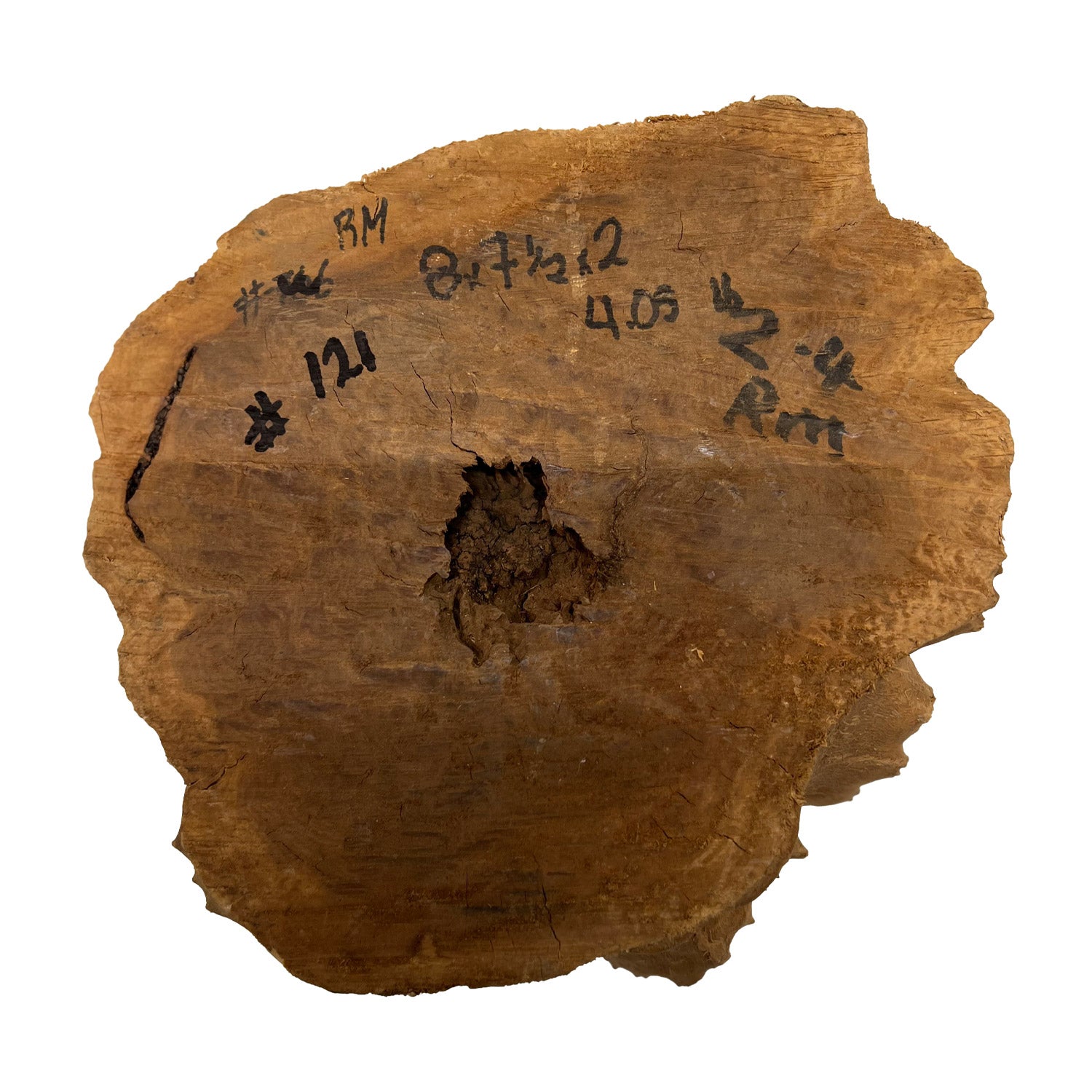 Red Mallee Burl | 8&quot; x 7-1/2&quot; x 2&quot; | 4.05 lbs - 